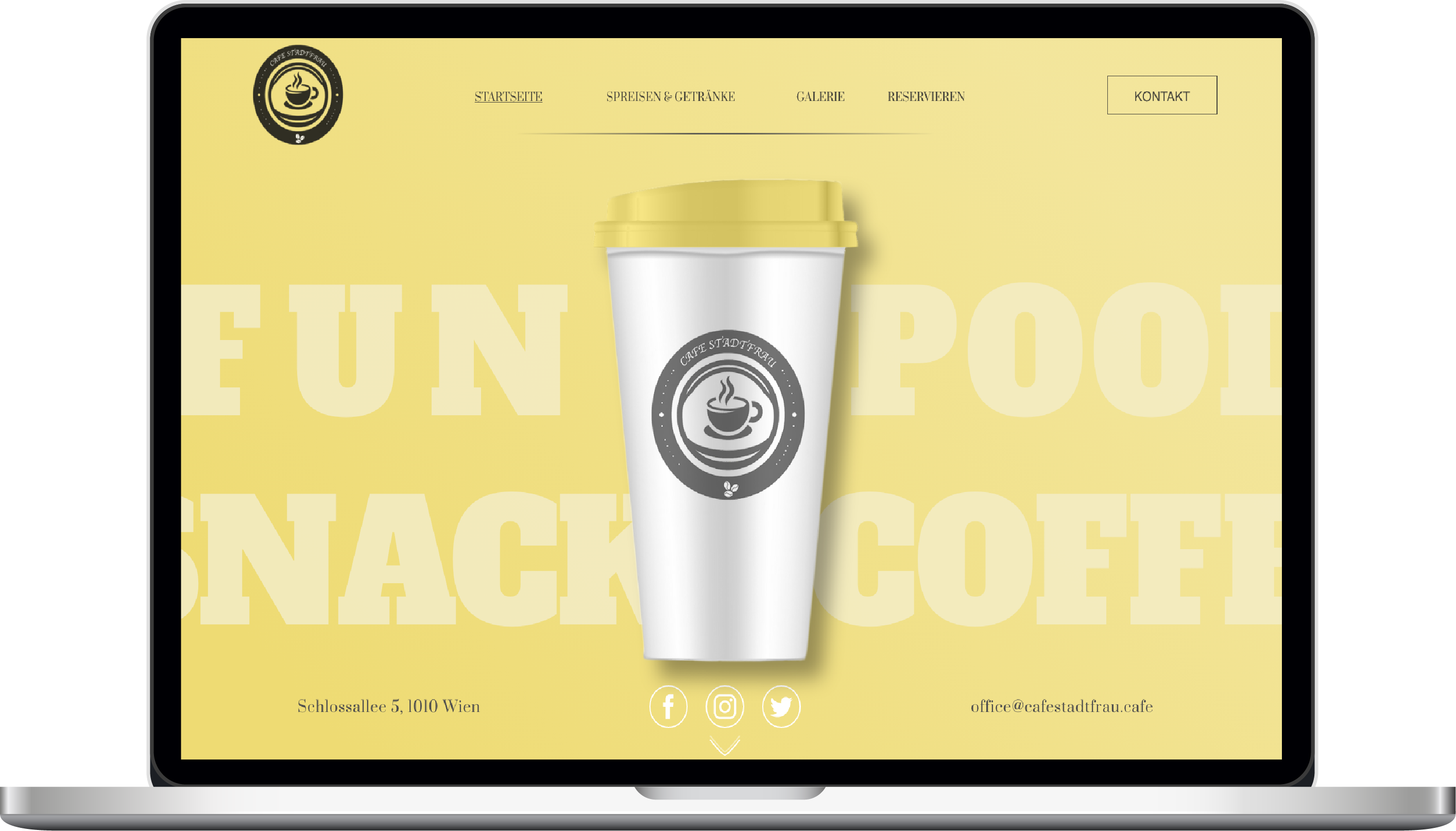 Café Stadtfrau – Projekt von Pixelia